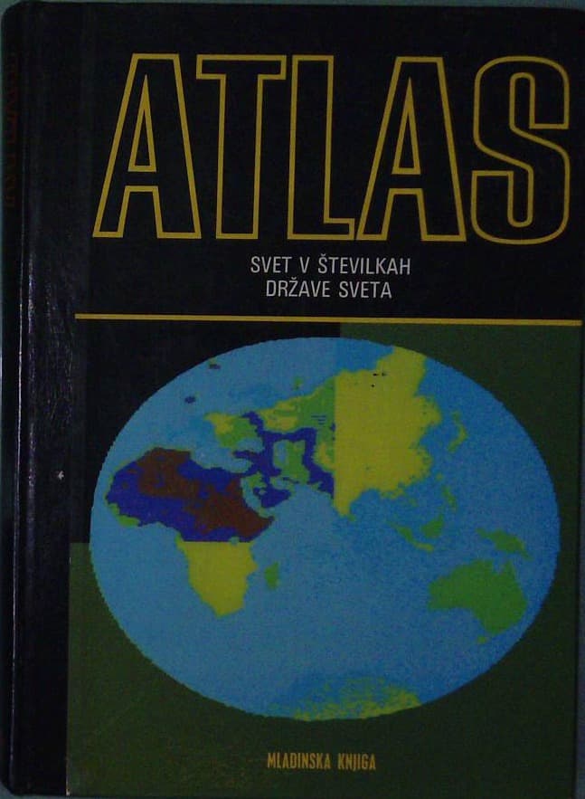Naslovnica knjige Atlas - svet v številkah, države sveta