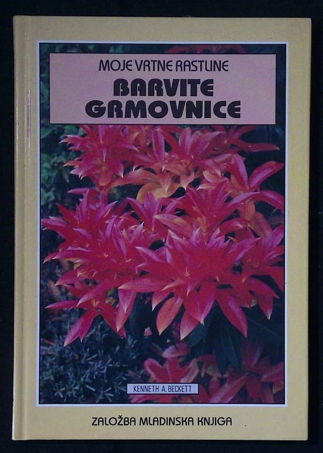 Naslovnica knjige Barvite grmovnice