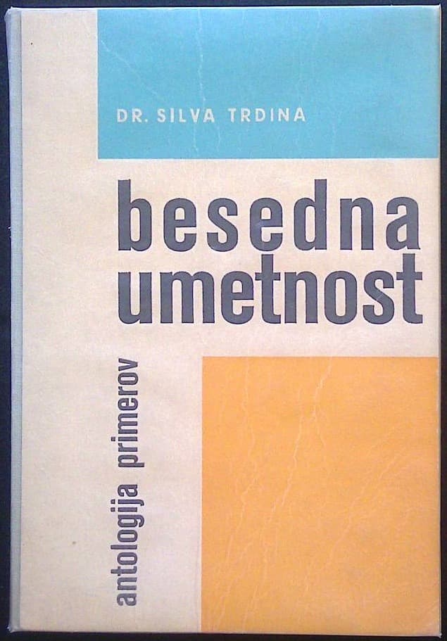 Naslovnica knjige Besedna umetnost I. (antologija primerov)