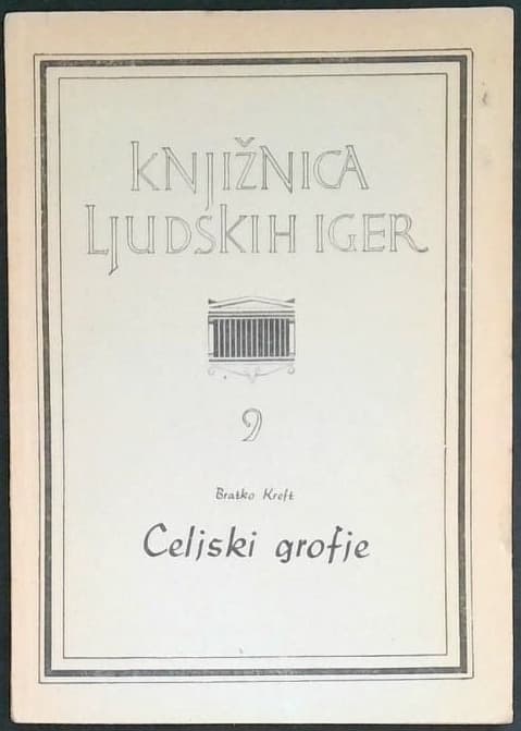 Naslovnica knjige Celjski grofje
