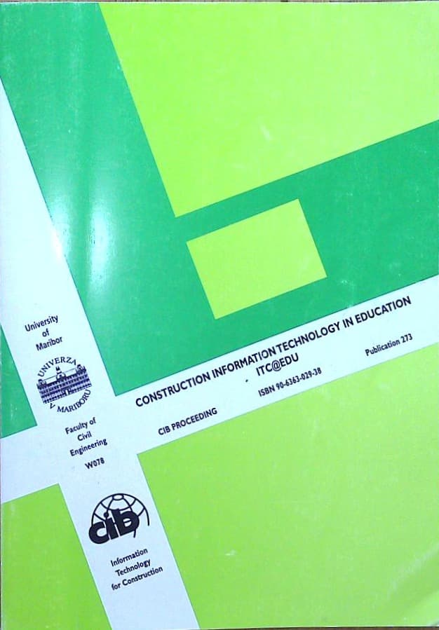 Naslovnica knjige Construction Information Technology in Education