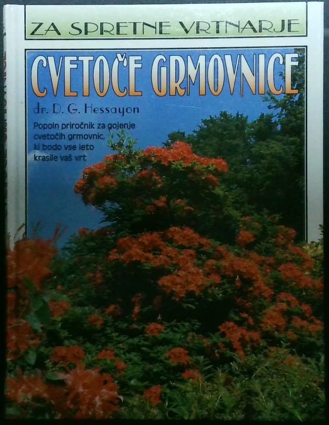 Naslovnica knjige Cvetoče grmovnice