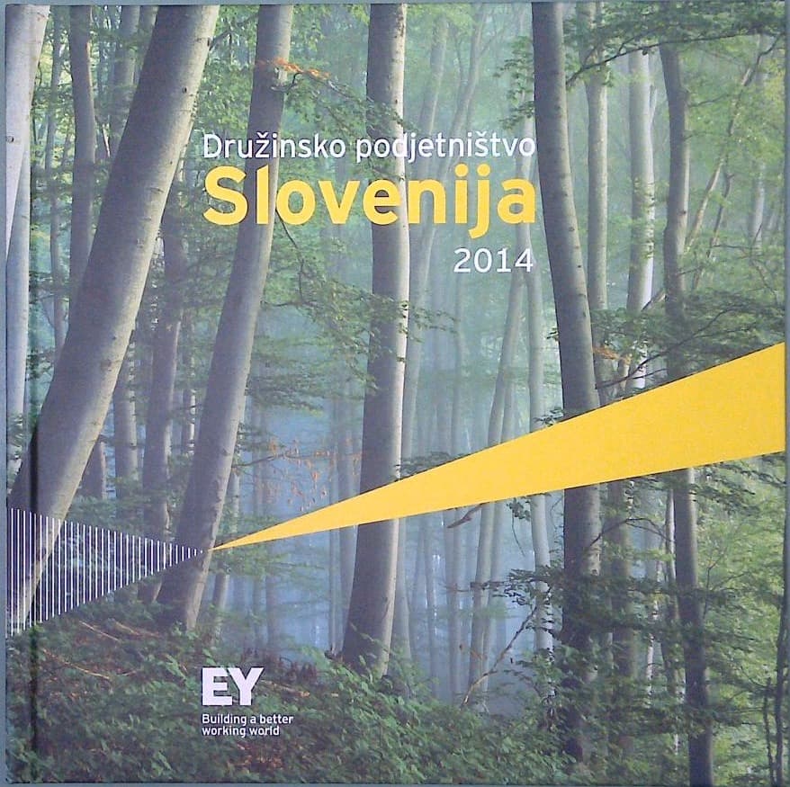 Naslovnica knjige Družinsko podjetništvo Slovenija 2014