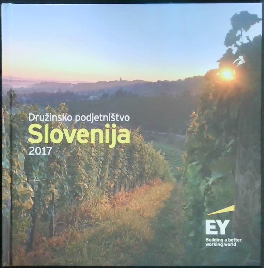 Naslovnica knjige Družinsko podjetništvo Slovenija 2017