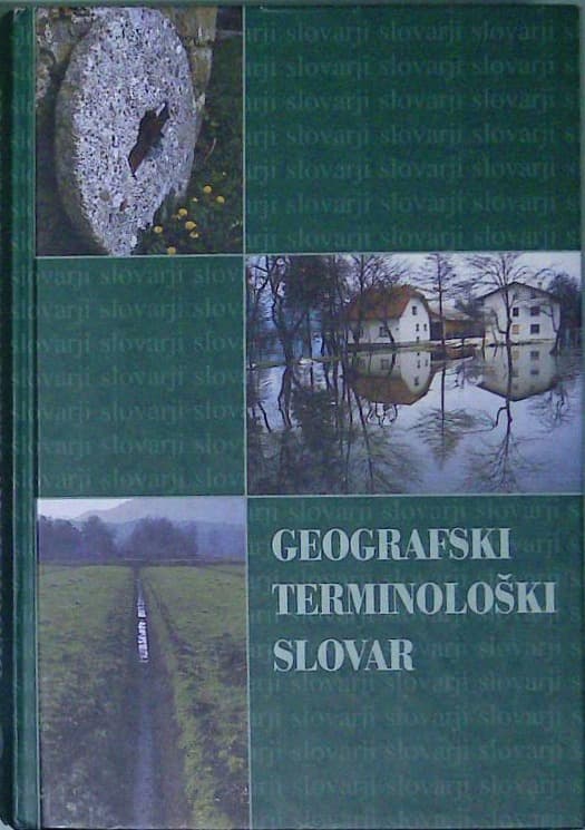 Naslovnica knjige Geografski terminološki slovar