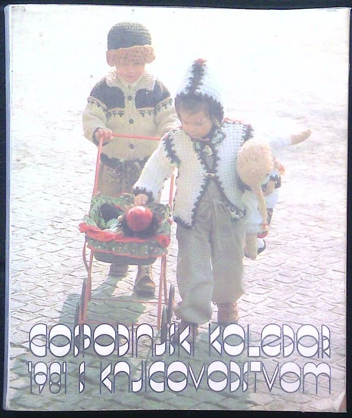Naslovnica knjige Gospodinjski koledar 1981 s knjigovodstvom