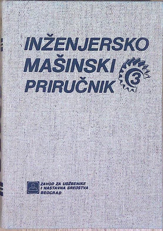 Naslovnica knjige Inženjersko mašinski priručnik 3