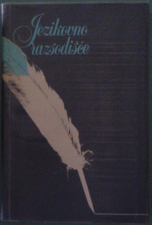 Naslovnica knjige Jezikovno razsodišče1980 - 1982