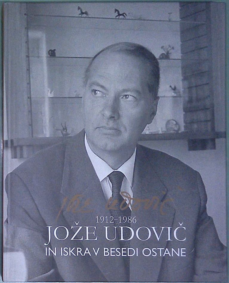 Naslovnica knjige Jože Udovič - In iskra v besedi ostane