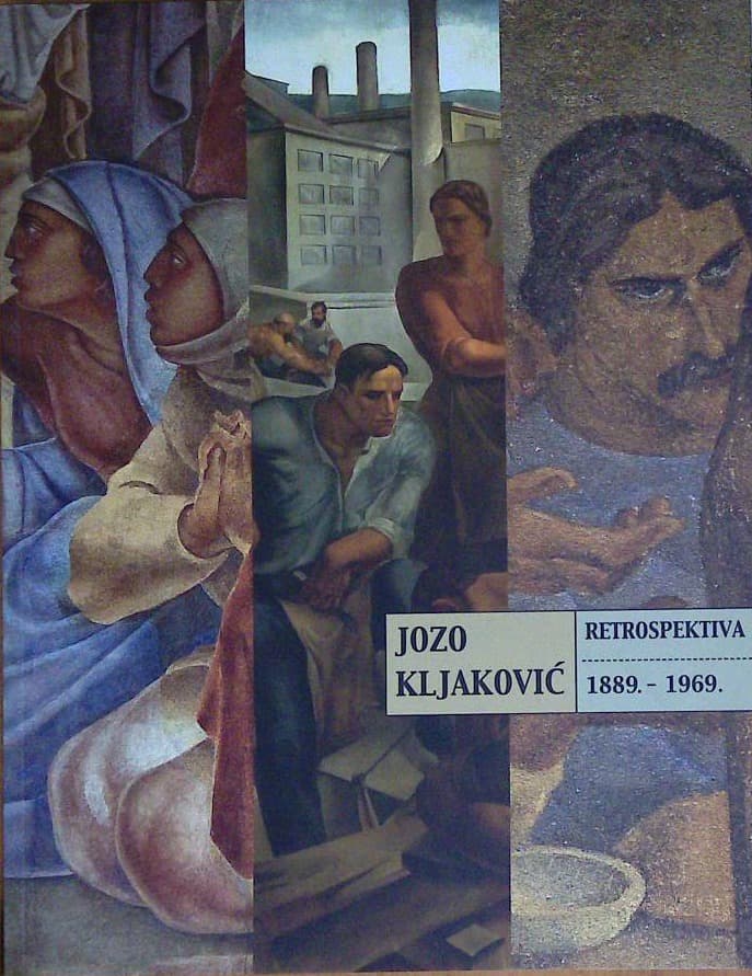 Naslovnica knjige Jozo Kljaković- Retrospektiva 1889 -1969