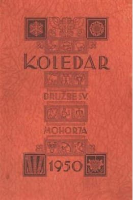 Naslovnica knjige Koledar družbe sv Mohorja za leto 1950