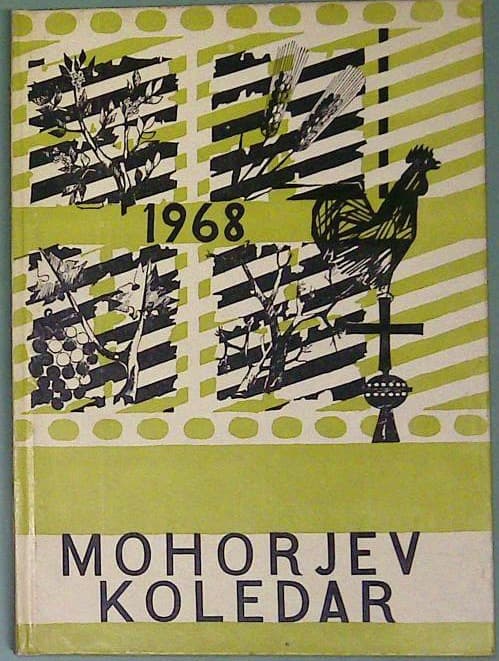 Naslovnica knjige Koledar družbe sv. Mohorja za leto 1968