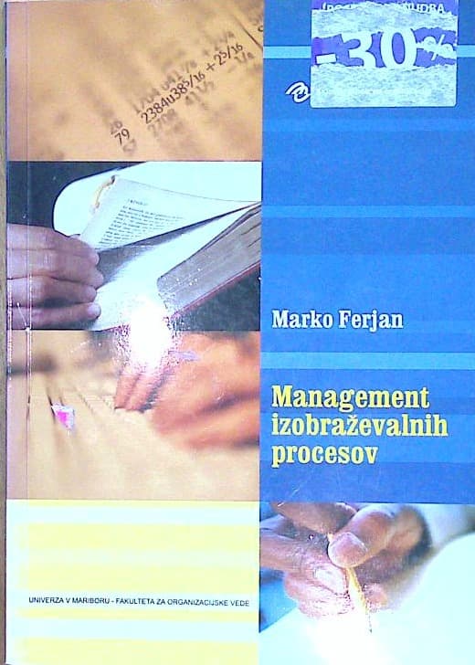 Naslovnica knjige Management izobraževalnih procesov