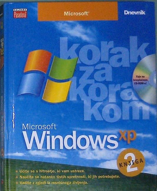 Naslovnica knjige Microsoft Windows XP korak za korakom 2 knjiga