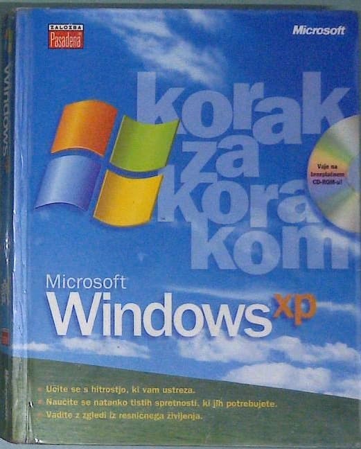 Naslovnica knjige Microsoft Windows XP korak za korakom