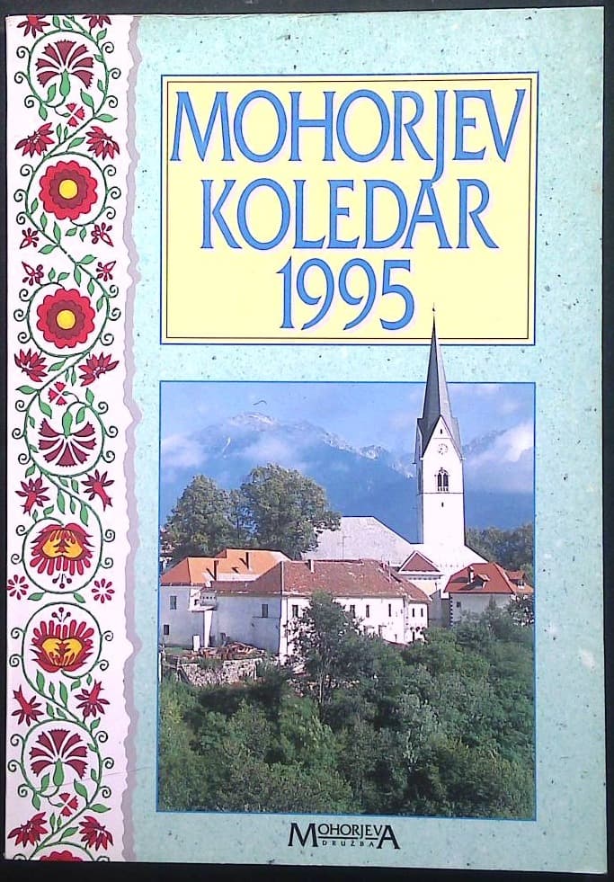 Naslovnica knjige Mohorjev koledar 1995