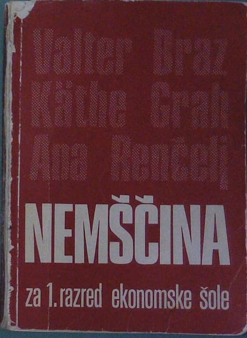 Naslovnica knjige Nemščina za 1. razred ekonomske šole