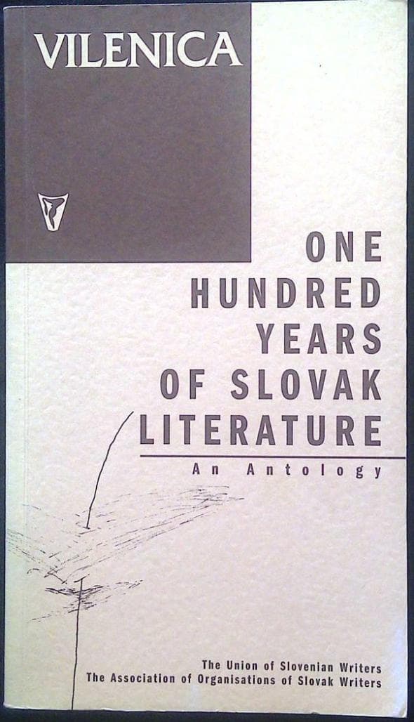 Naslovnica knjige One hundred years of Slovak literature (An Antology)
