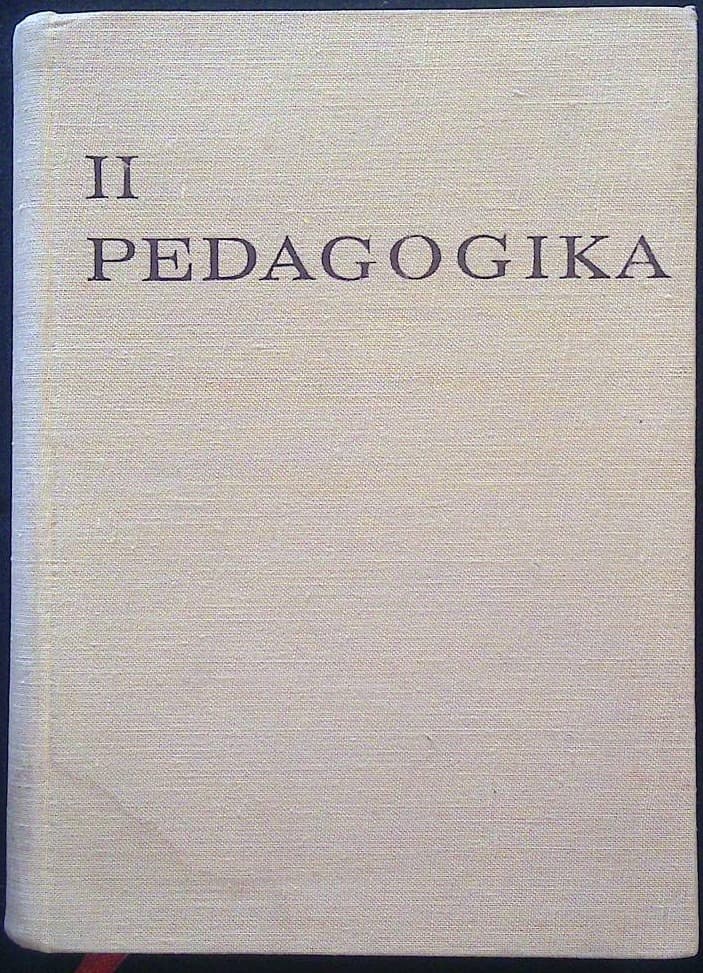 Naslovnica knjige Pedagogika II.