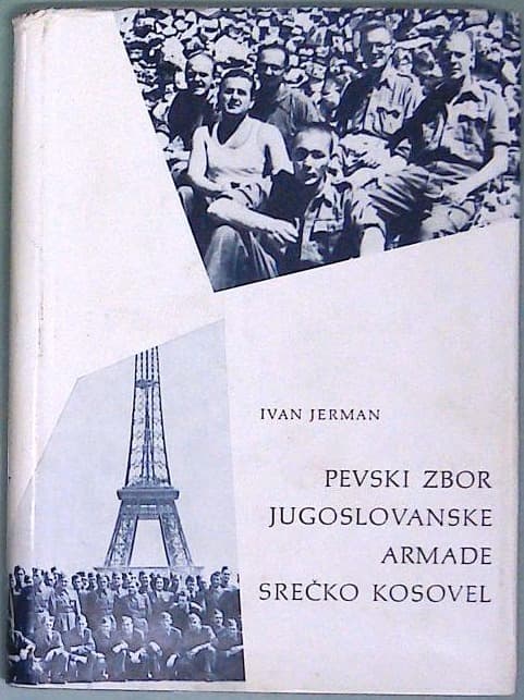 Naslovnica knjige Pevski zbor jugoslovanske armade Srečko Kosovel