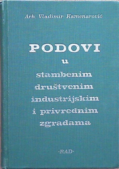 Naslovnica knjige Podovi u stambenim, društvenim, industrijskim i privrednim zgradama