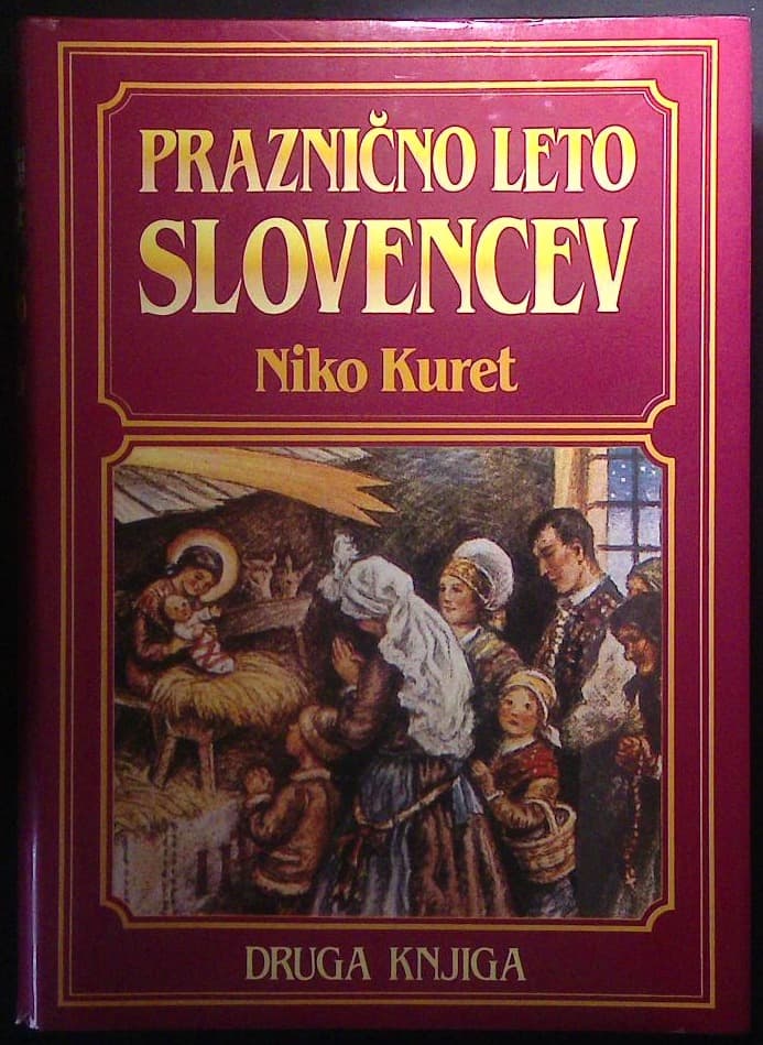 Naslovnica knjige Praznično leto Slovencev 2