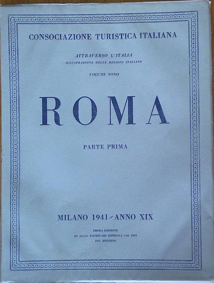 Naslovnica knjige Roma - Parte I
