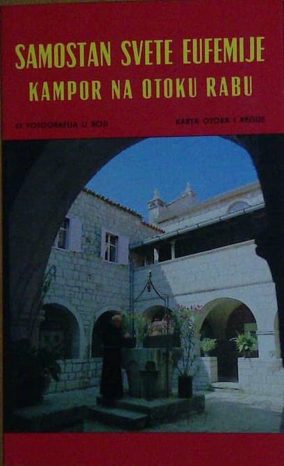 Naslovnica knjige Samostan svete Eufemije Kampor na otoku Rabu