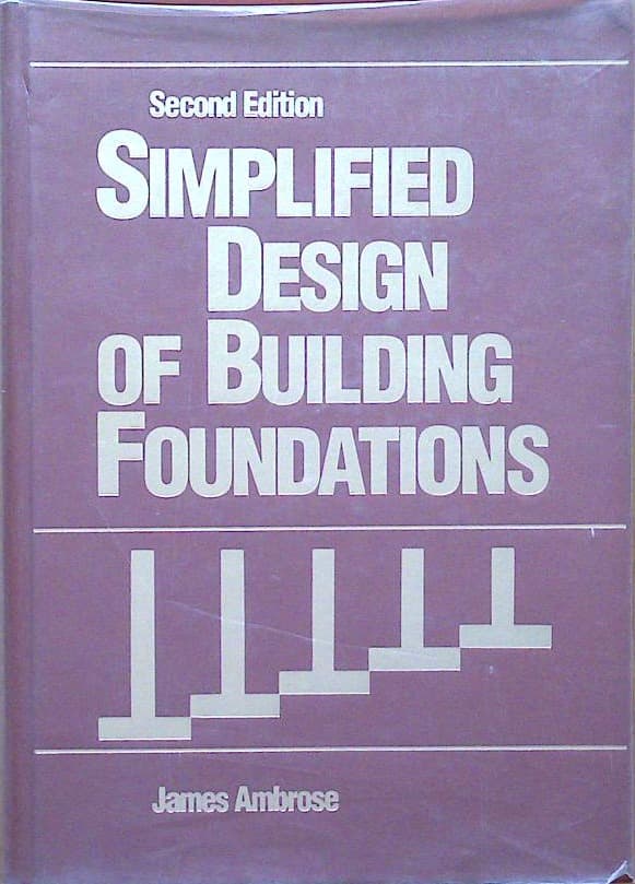 Naslovnica knjige Simplified Design of Building Foundations