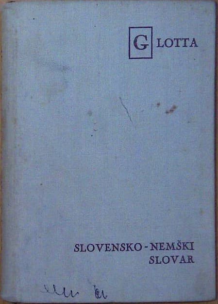Naslovnica knjige Slovensko - nemški slovar