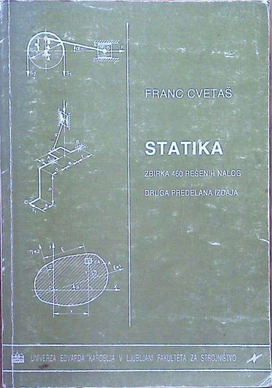 Naslovnica knjige Statika