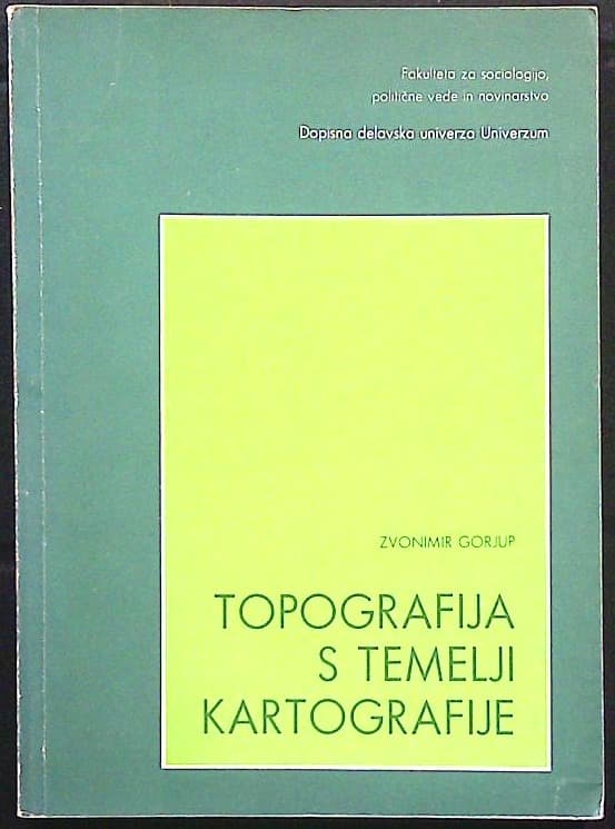 Naslovnica knjige Topografija s temelji kartografije