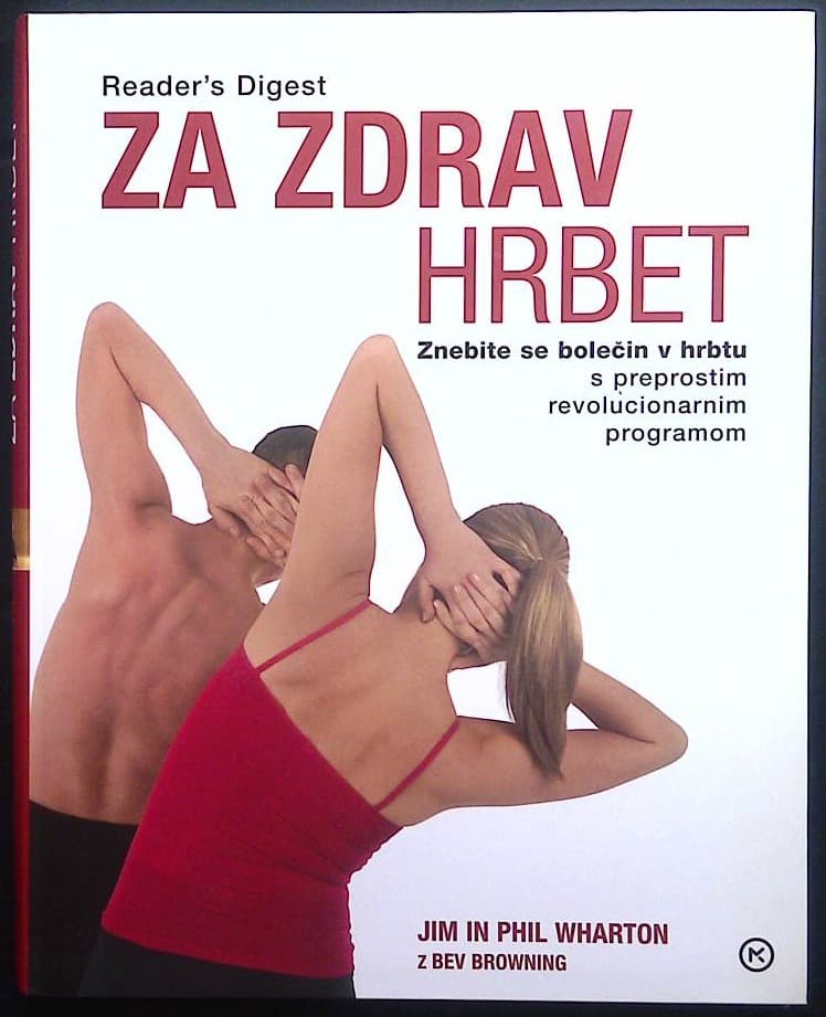 Naslovnica knjige Za zdrav hrbet (Reader's Digest)