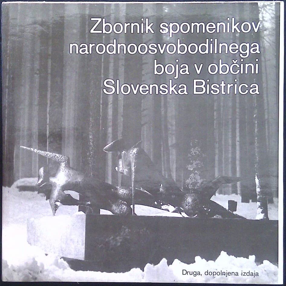 Naslovnica knjige Zbornik spomenikov narodnoosvobodilnega boja v občini Slovenska Bistrica