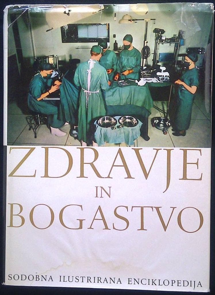 Naslovnica knjige Zdravje in bogastvo: Človekov boj proti boleznim in pomanjkanju